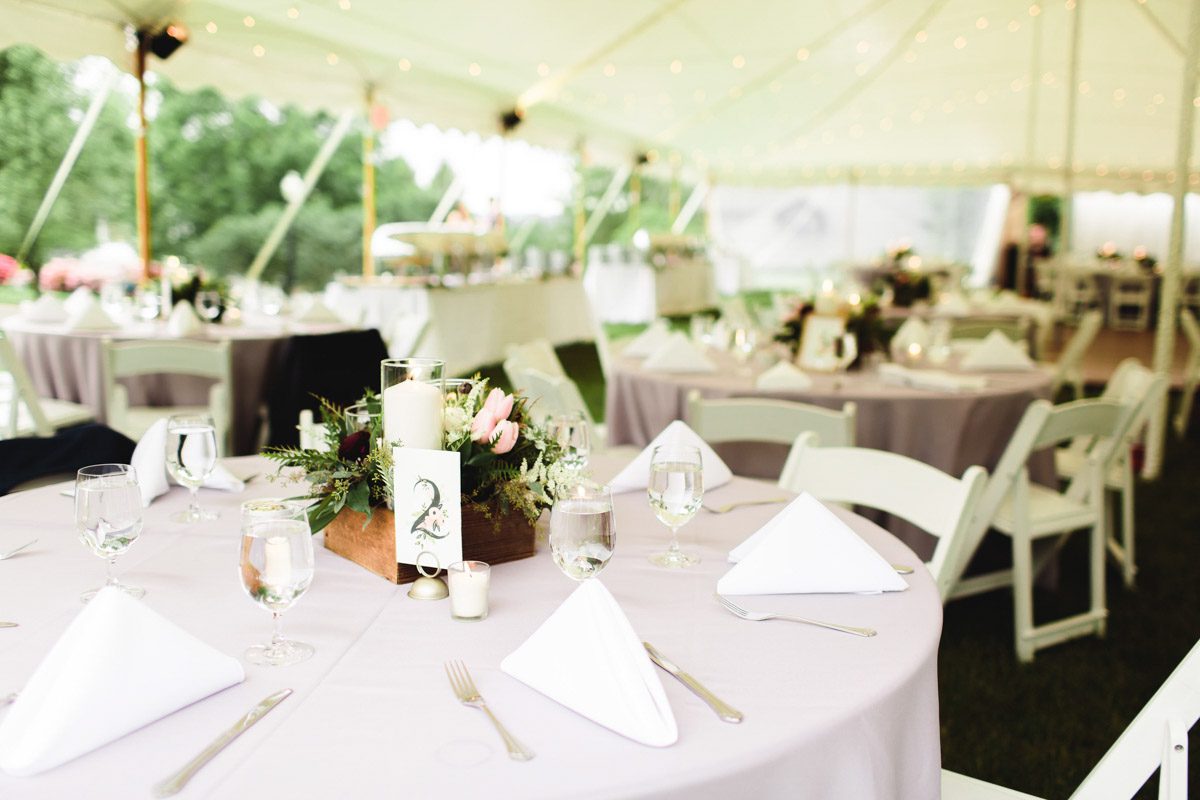 Outdoor Tent Wedding Reception Jenn & Peter May Wedding Tent Reception