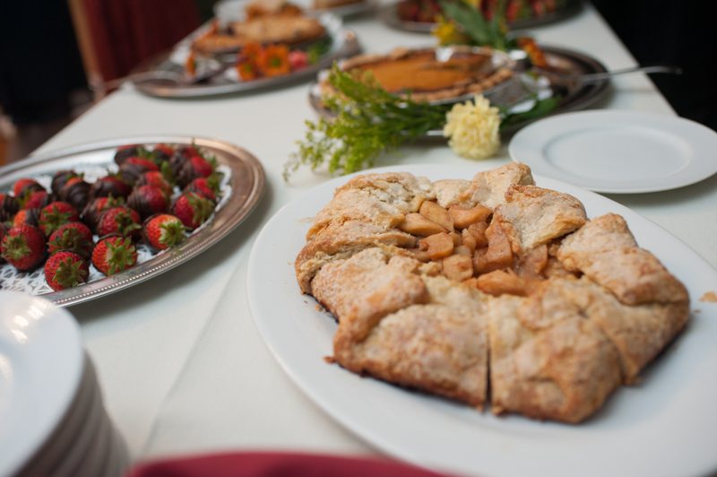 apple tart dessert on table