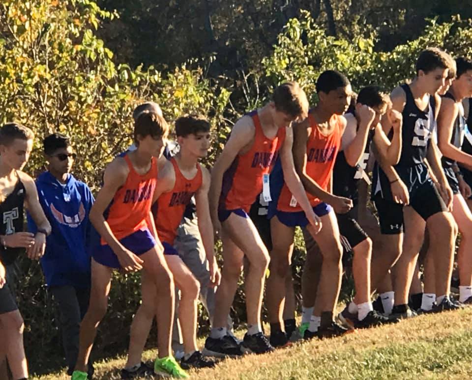Hatters X-Country Meet high-school-track-team-lined-up-for-race